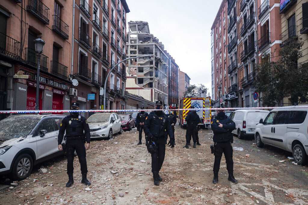 APTOPIX Spain Madrid Explosion